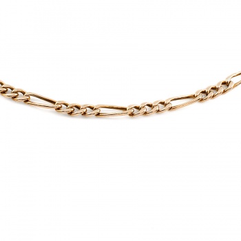 9ct gold (Hollow) 5g 18 inch figaro Chain